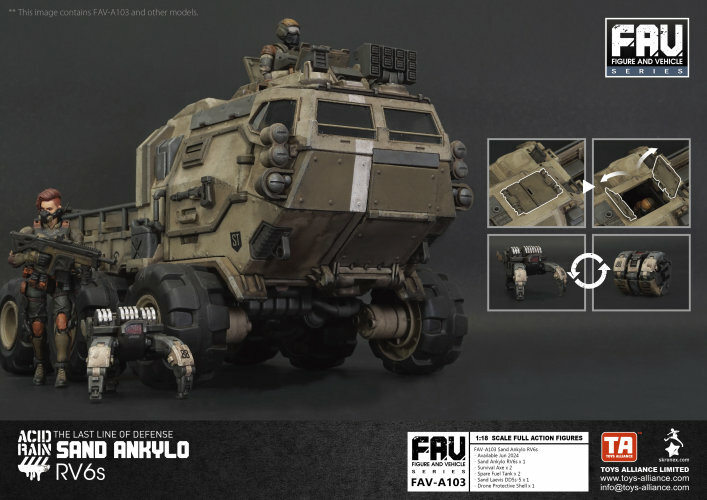 Toys Alliance : Acid Rain 1/18 FAV-A103 沙地甲龍RV6s