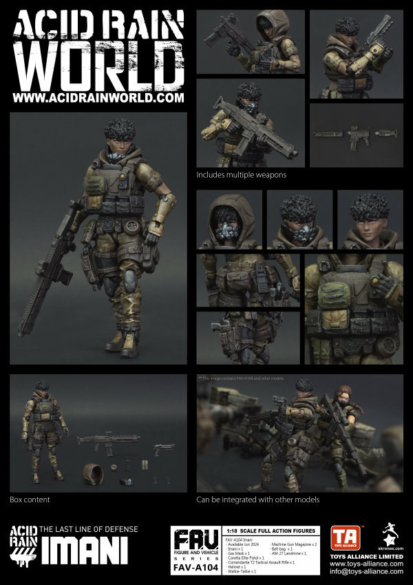 Toys Alliance : Acid Rain 1/18 FAV-A104 伊瑪尼