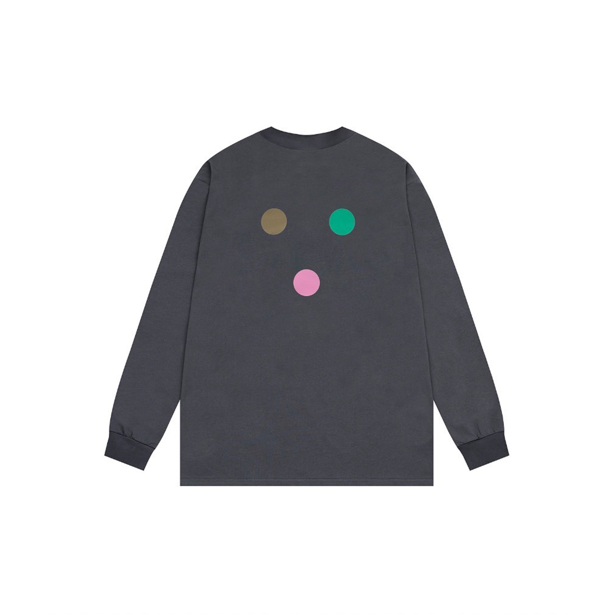 INNERSECT 三生萬物 FOG ESSENTIAL  展會限定 彩色基礎款 背後圓點長袖T恤 男女同款 衛衣 INN23FWTTE61*