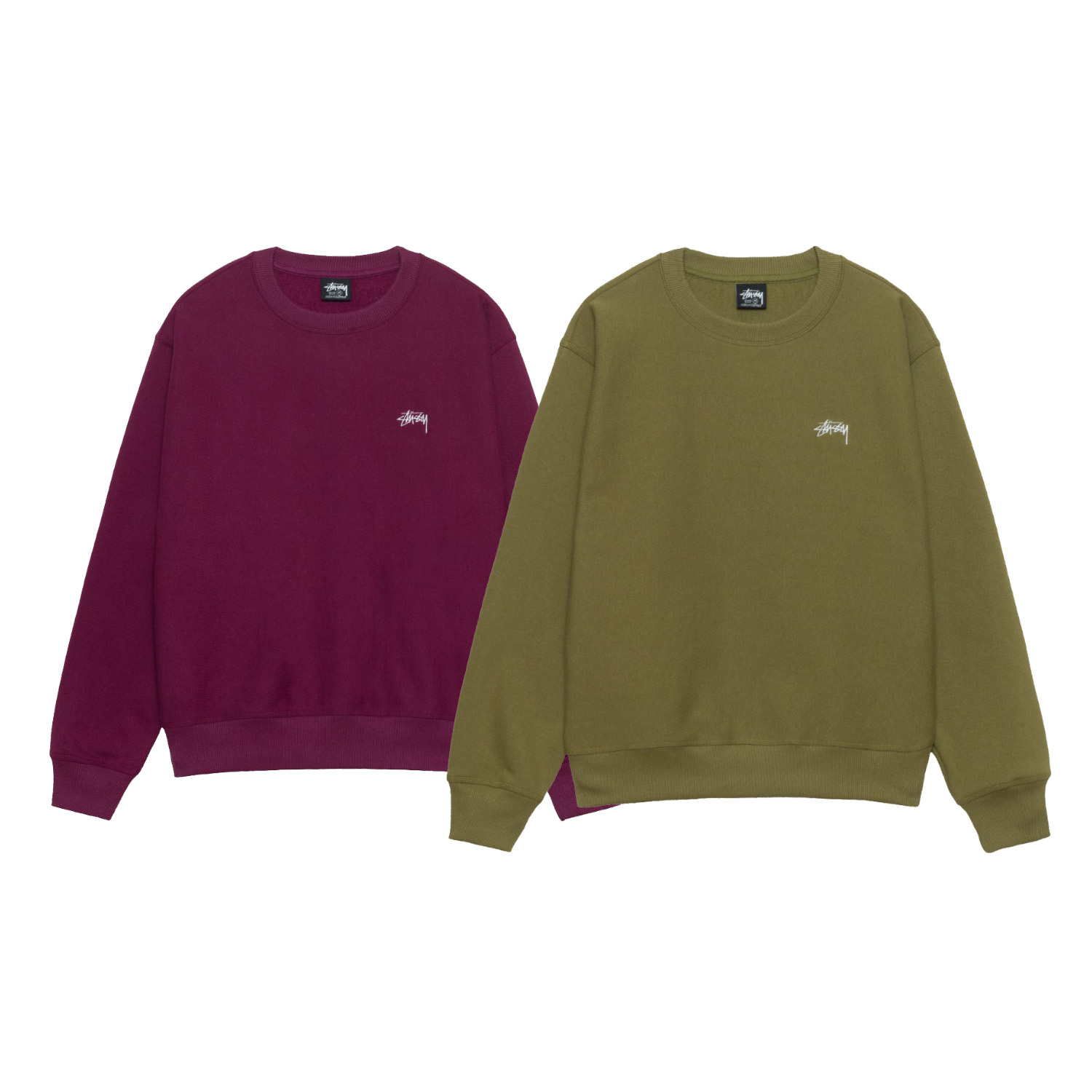 【車庫服飾】STUSSY 23HO STOCK LOGO CREW