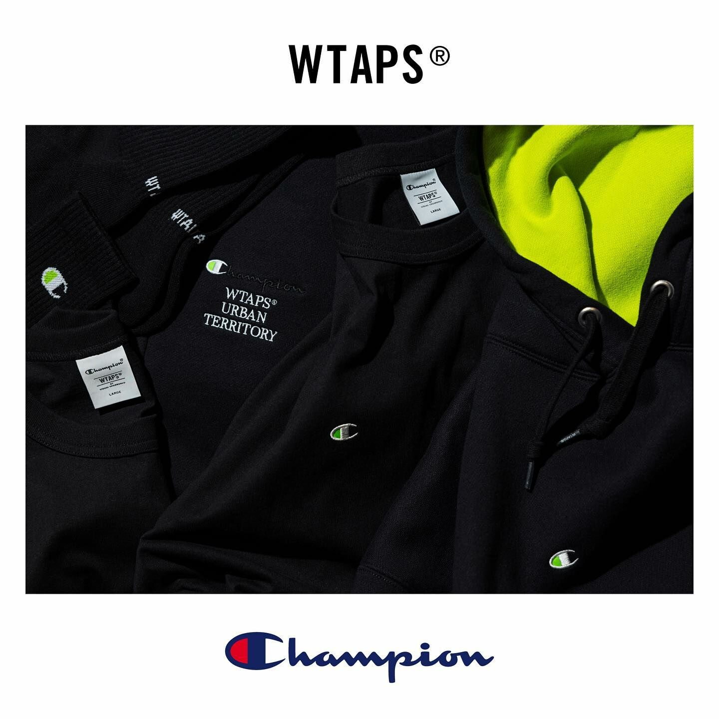 WTAPS x CHAMPION ACADEMY SOX 3 PACK 聯名長襪 (三雙一組)