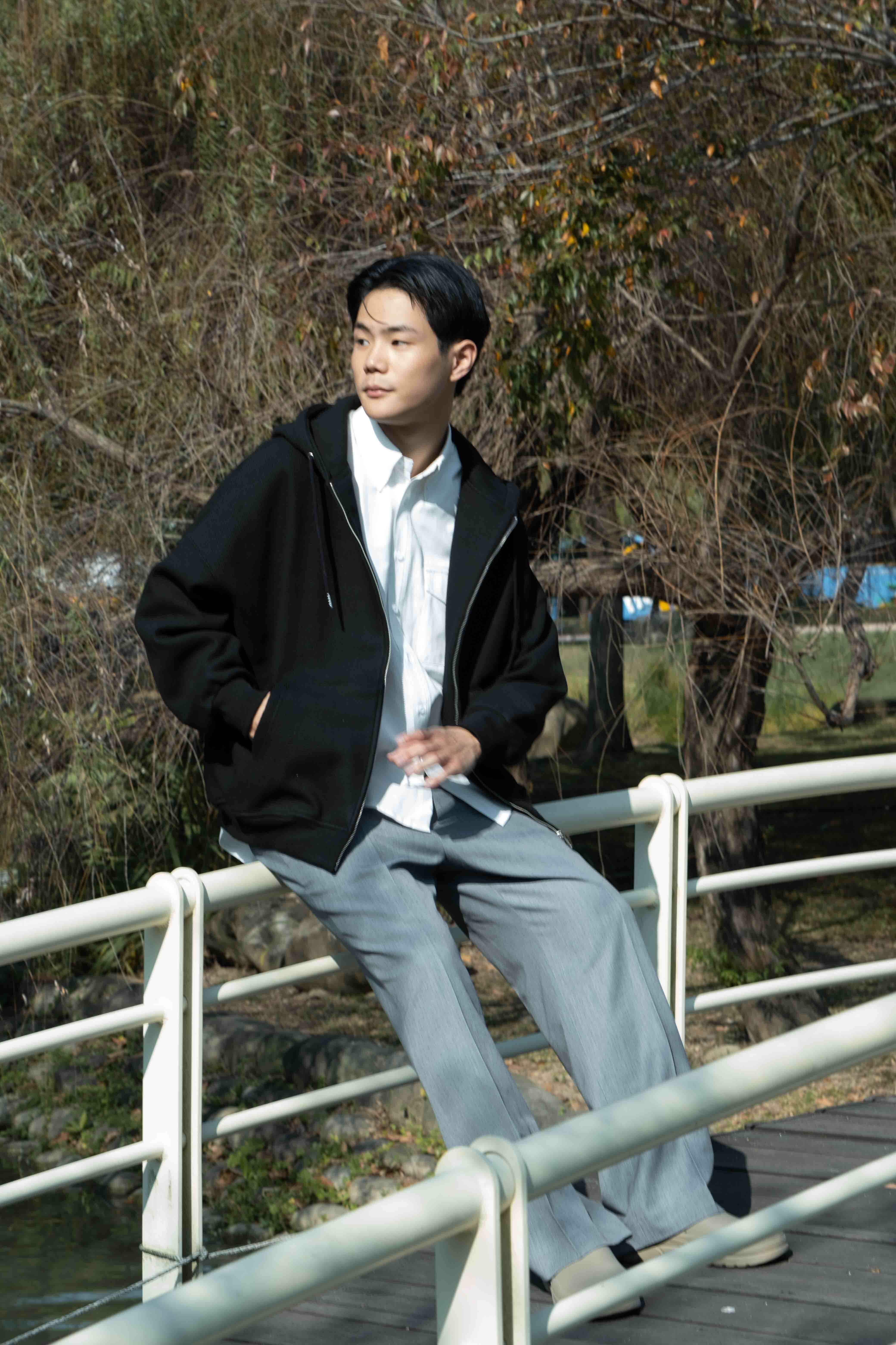 SIMON MADE BC-008 定番 立體剪裁 西裝 闊腿褲