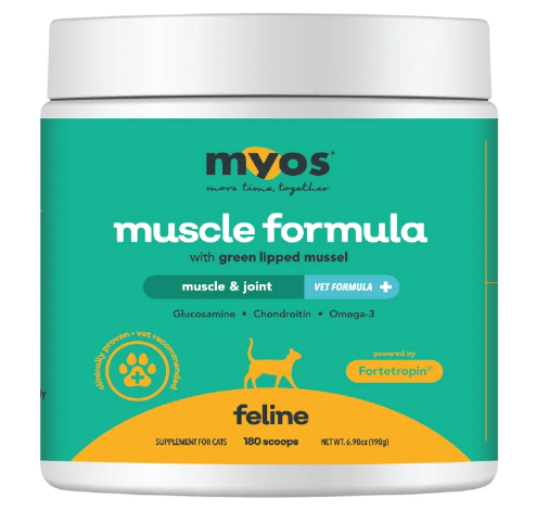 MYOS Feline Muscle and Joint Formula with Green Lipped Mussel 198g