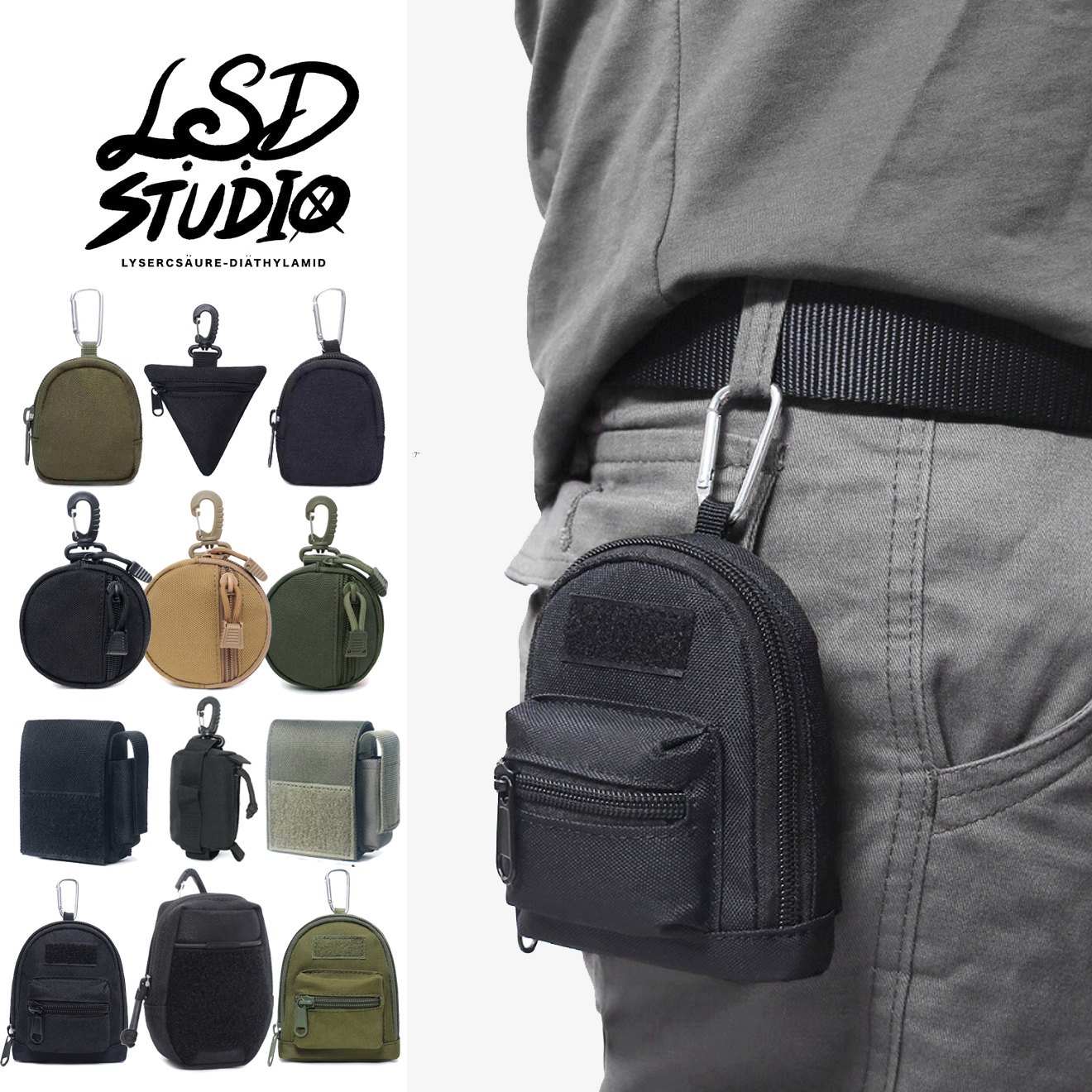 【BGYF】戰術風格系列零錢包/菸包/收納包/擴充包