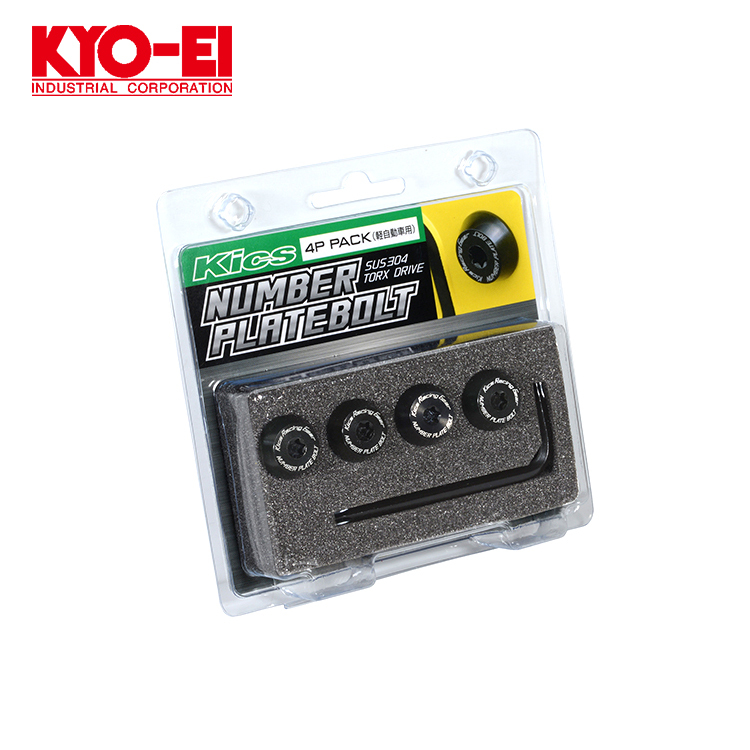 KYO-EI KICS SUS304 TORX DRIVE NUMBER PLATE BOLT