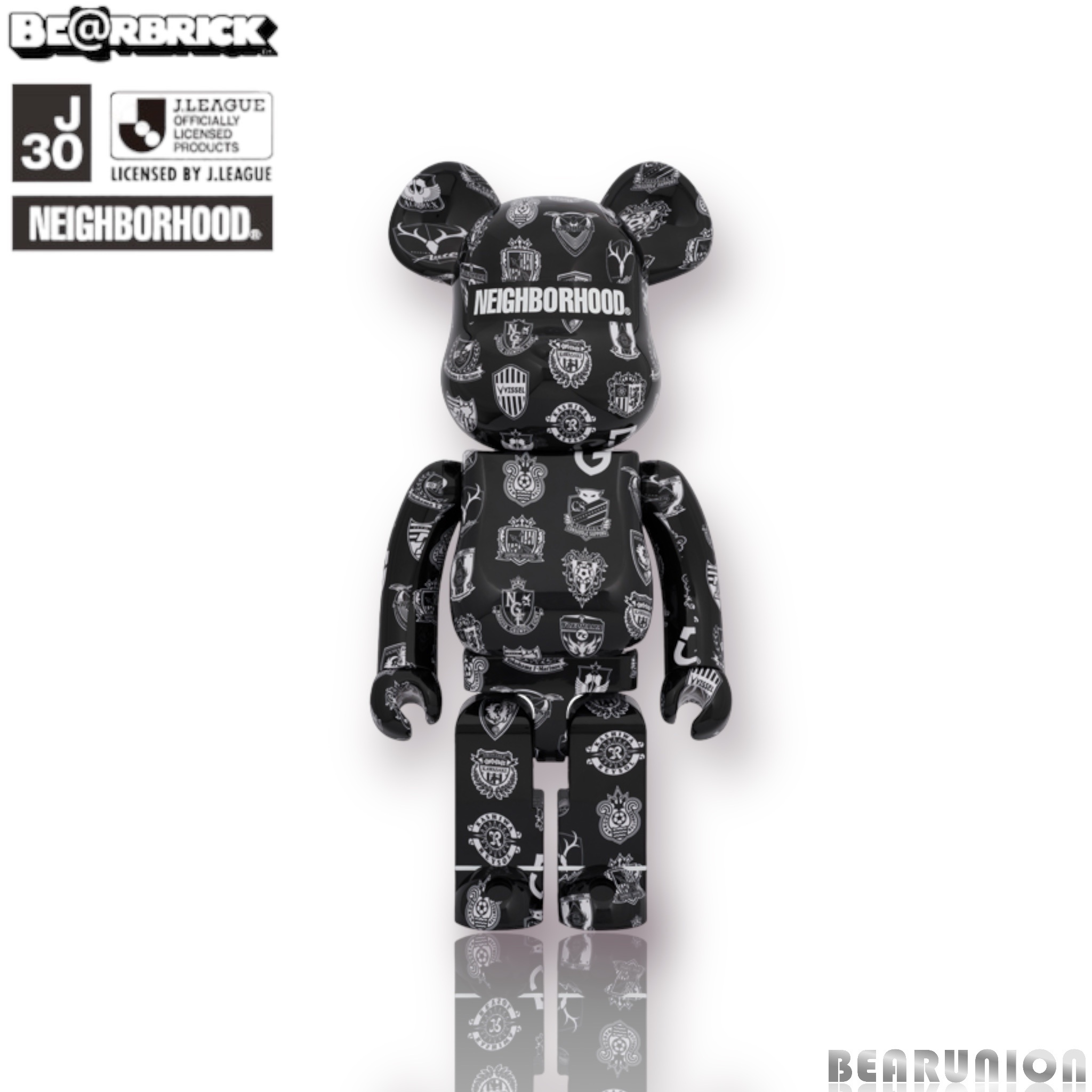 Bearbrick 1000% NEIGHBORHOOD J.LEAGUE 30th Anniv