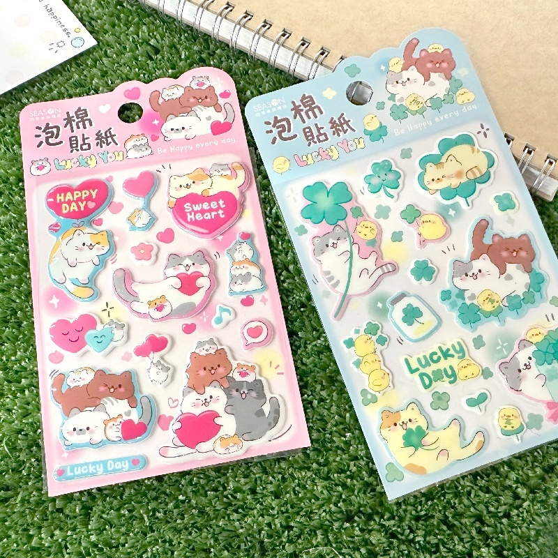 四季紙品 亮面泡棉貼紙 【TZ4011-67~68】