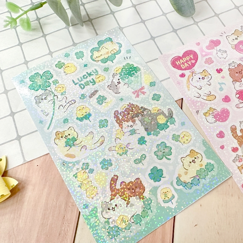 四季紙品 雷射平面貼紙 【TZ4519-01~02】