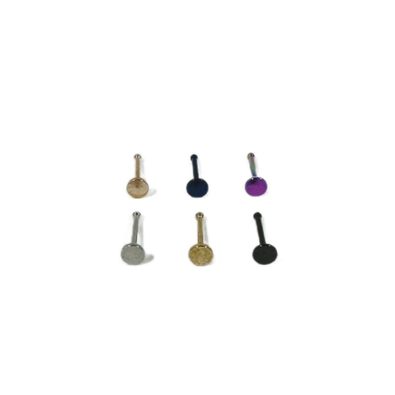 鋼-6色-鼻環-直插式(單支價)