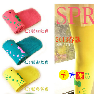 可愛兒童褲襪(3-6歲)M黑色【十方】134038