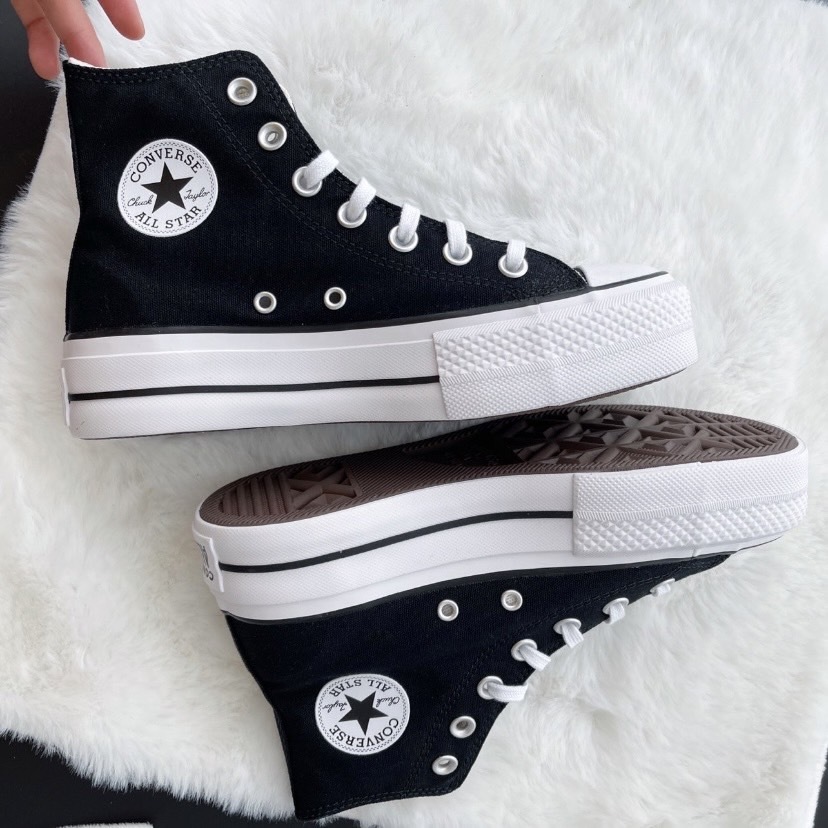 CONVERSE CHUCK 高筒厚底 經典黑 增高（560845c）