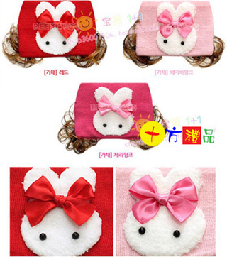  韓國熱銷寶寶假髮兔兔造型頭飾【十方】134024