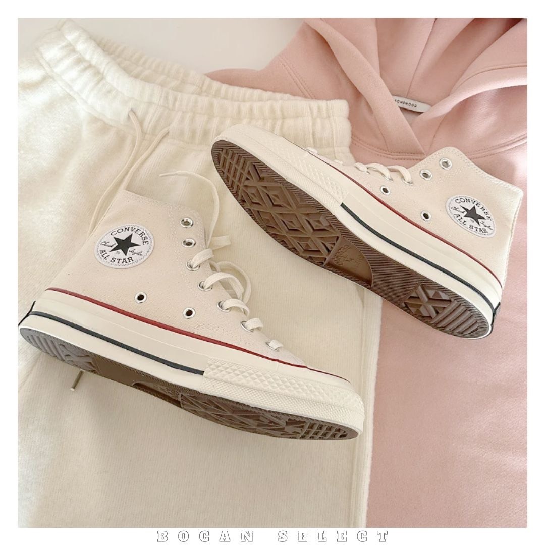 <熱銷>Converse Chuck Taylor 1970 高筒 奶油底 全白 (162053c)