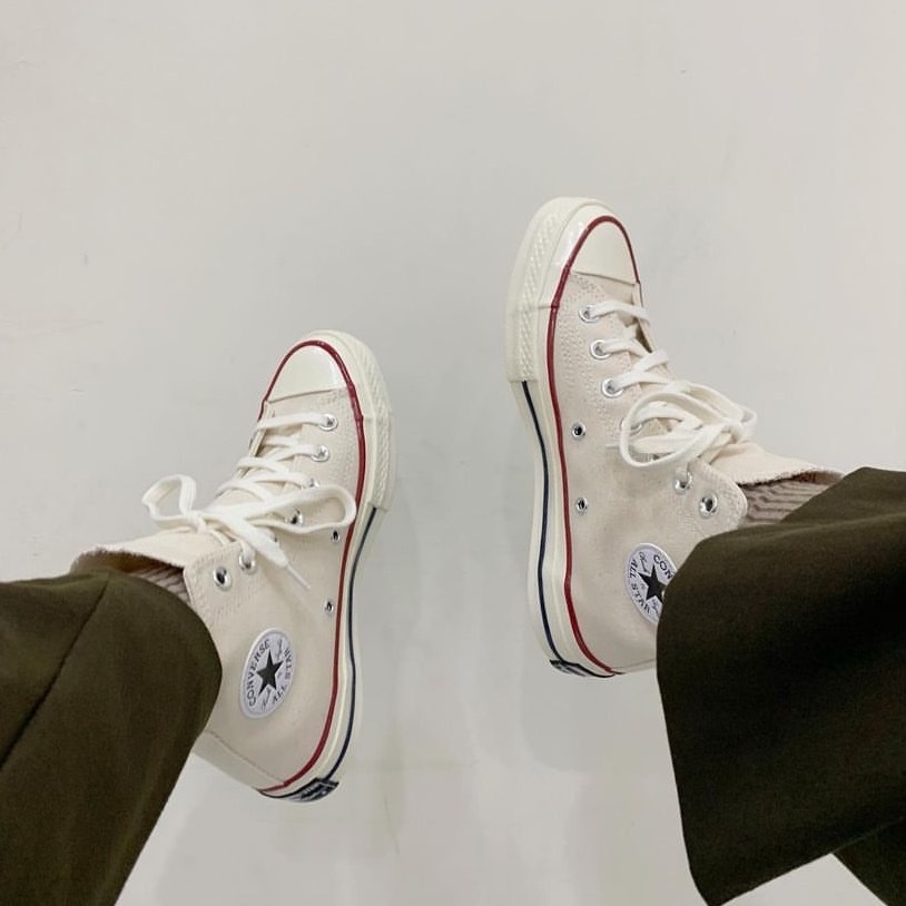<熱銷>Converse Chuck Taylor 1970 高筒 奶油底 全白 (162053c)