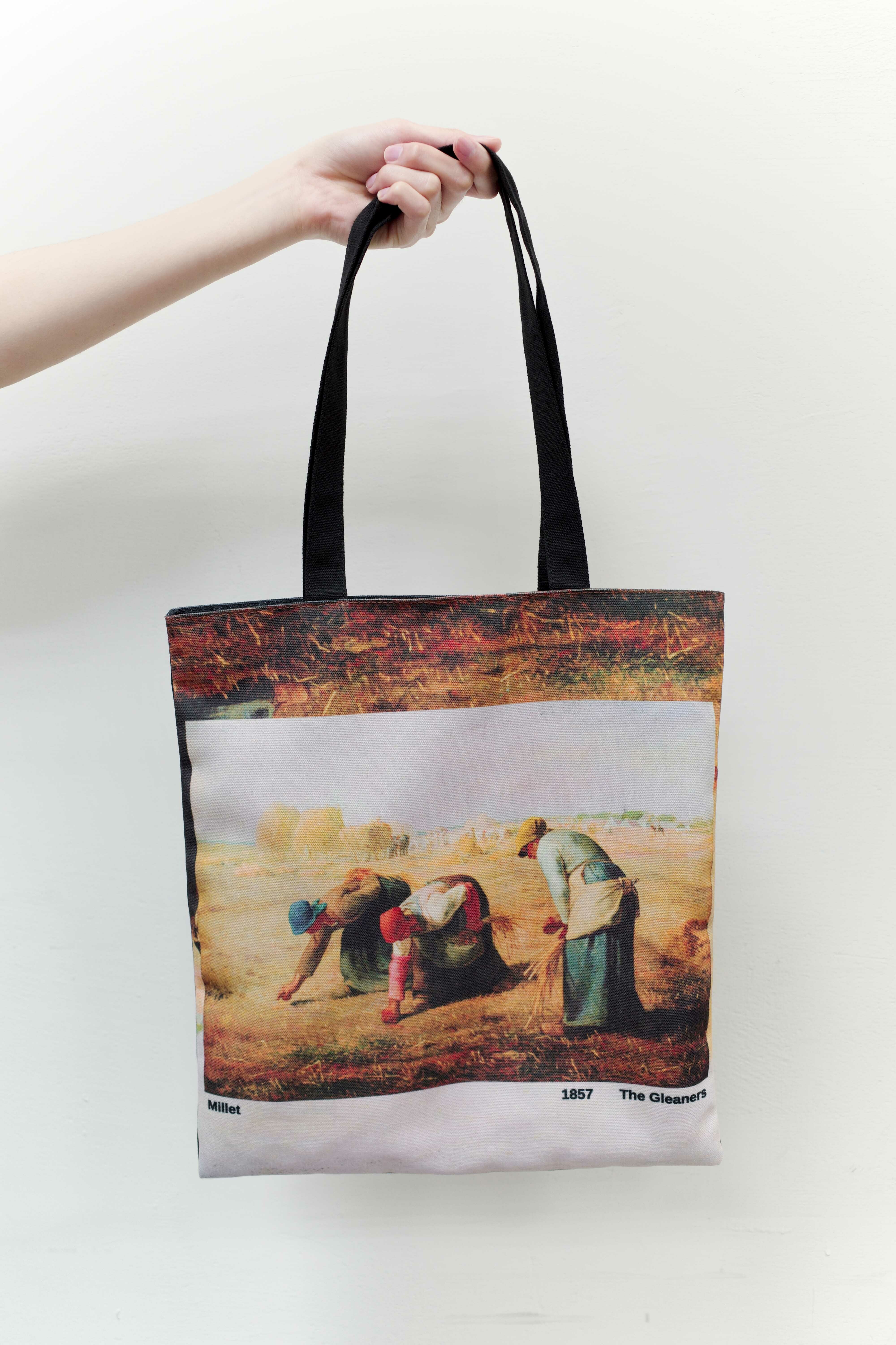 藝術經典背袋｜米勒《拾穗》