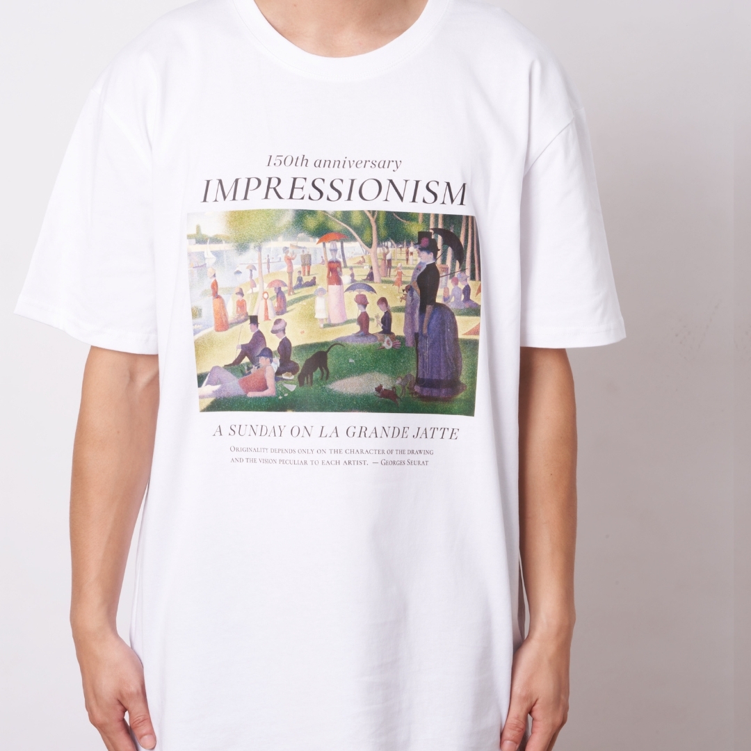 藝術T恤｜秀拉《大碗島的星期天下午》白