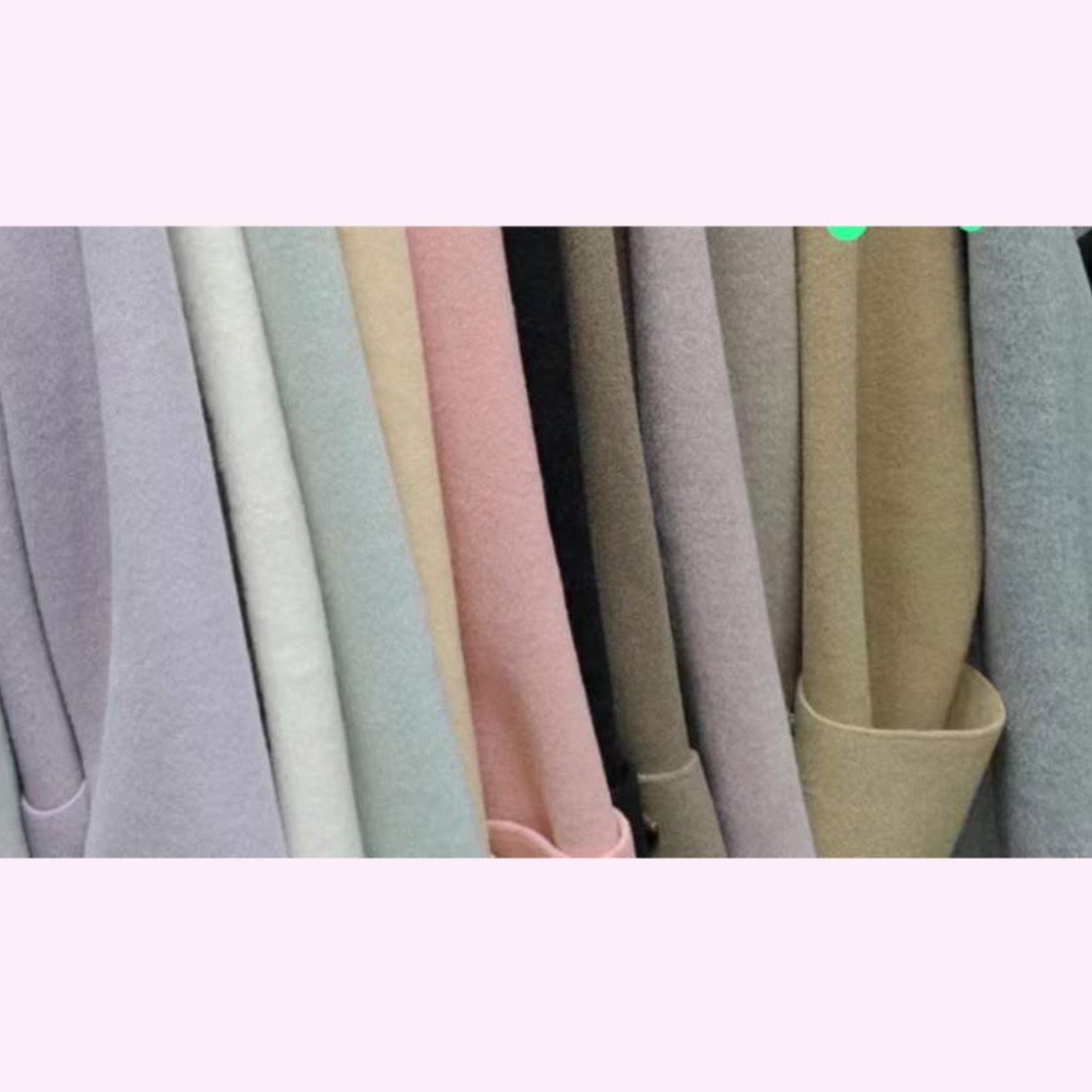 JK23W1208 柔軟馬卡龍羊絨外套