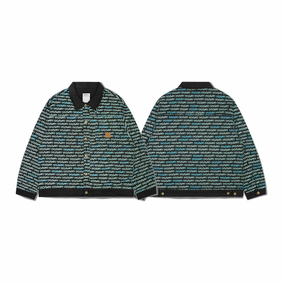 【車庫服飾】ORDINARY DENIM WORK SUIT / 斜紋滿版小LOGO工作套裝