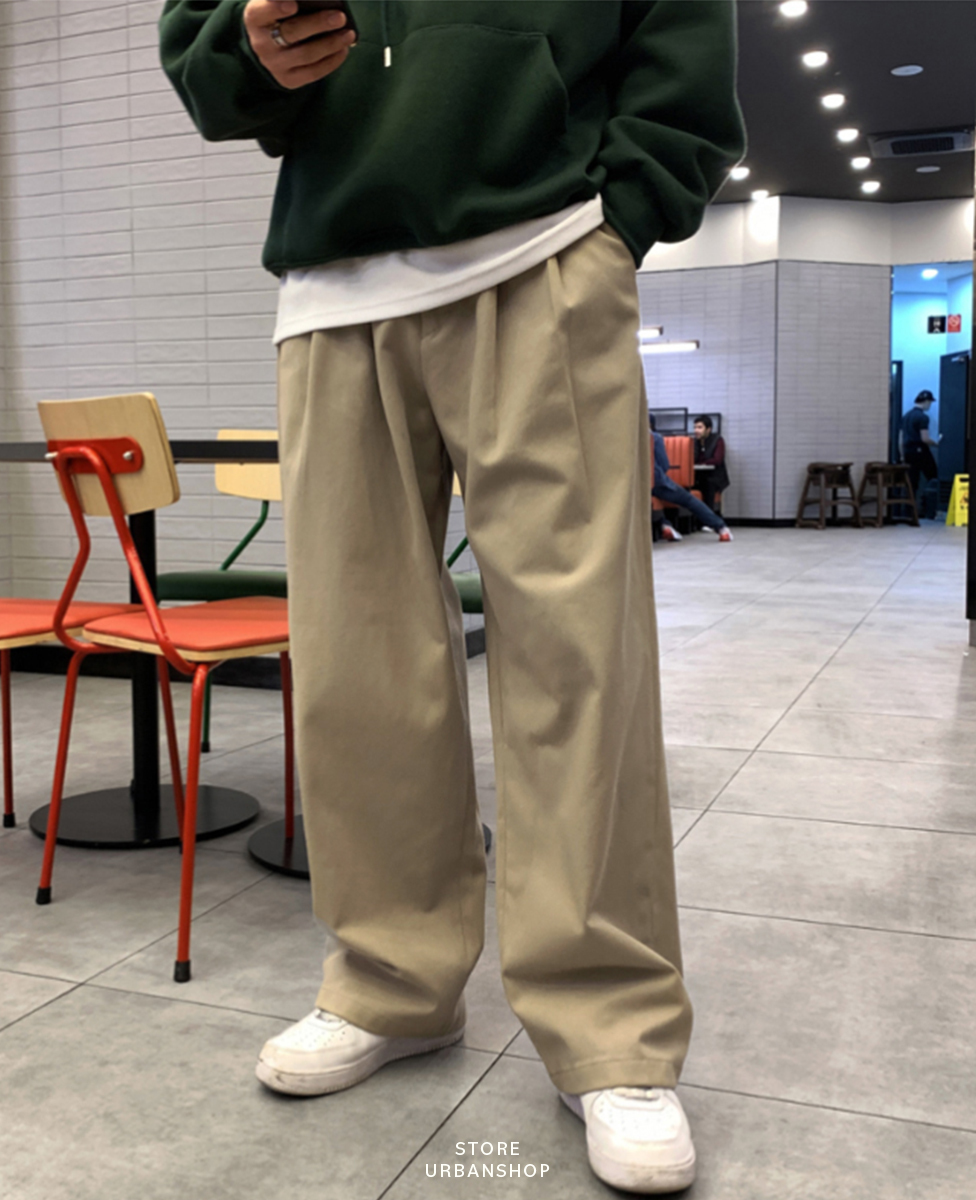 闊腿打折休閒長褲 / XL/ 不提供退換貨