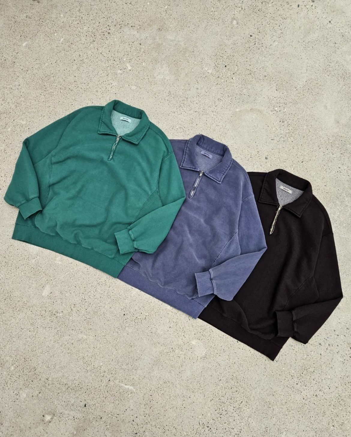 淨色反領半拉鍊衛衣 SPECTOR-039T