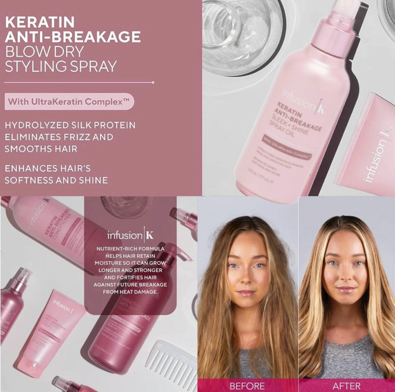 【現貨】INFUSION K Z120201 冬季專用護髮油 (粉樽)