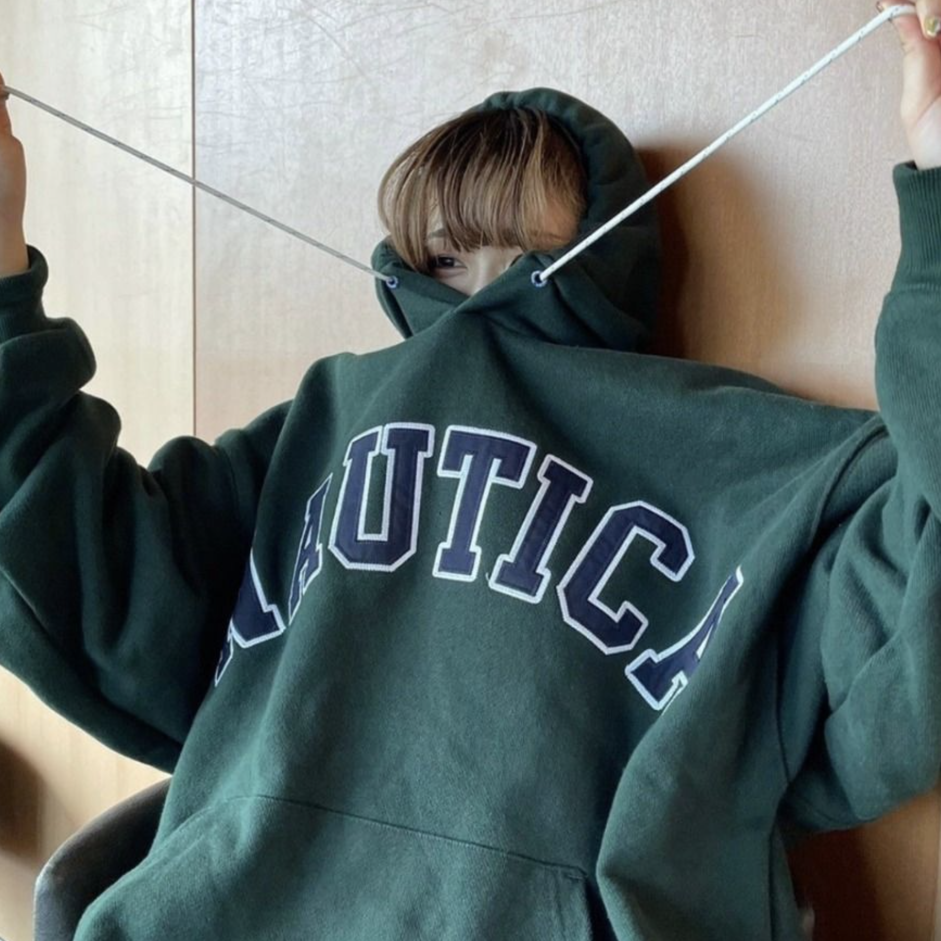 NAUTICA ( JAPAN ) Pigment Dyed Arch Logo Sweat Hoodie 2.4 – cotwohk