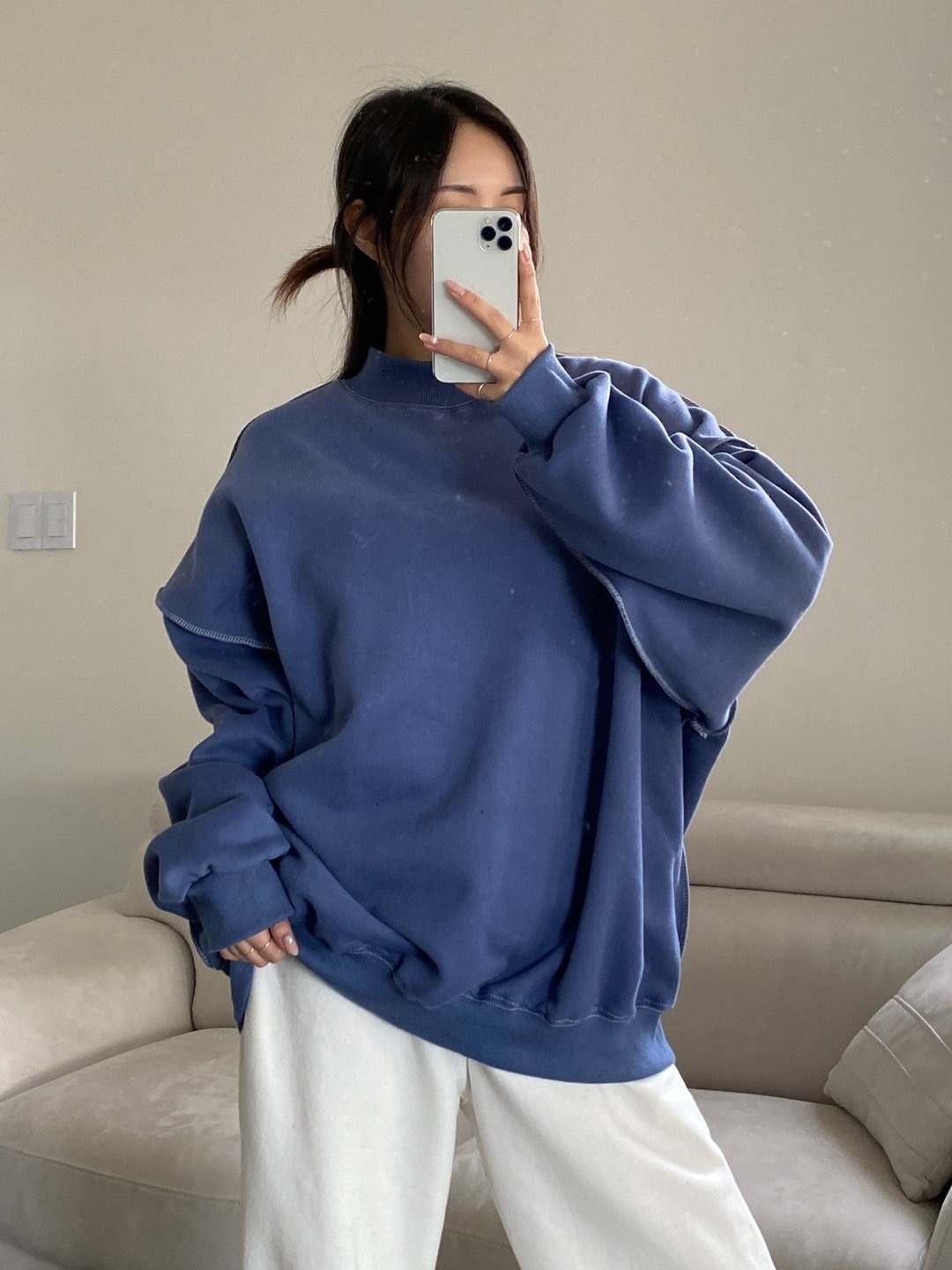 [UNISEX] Lather 明線衛衣