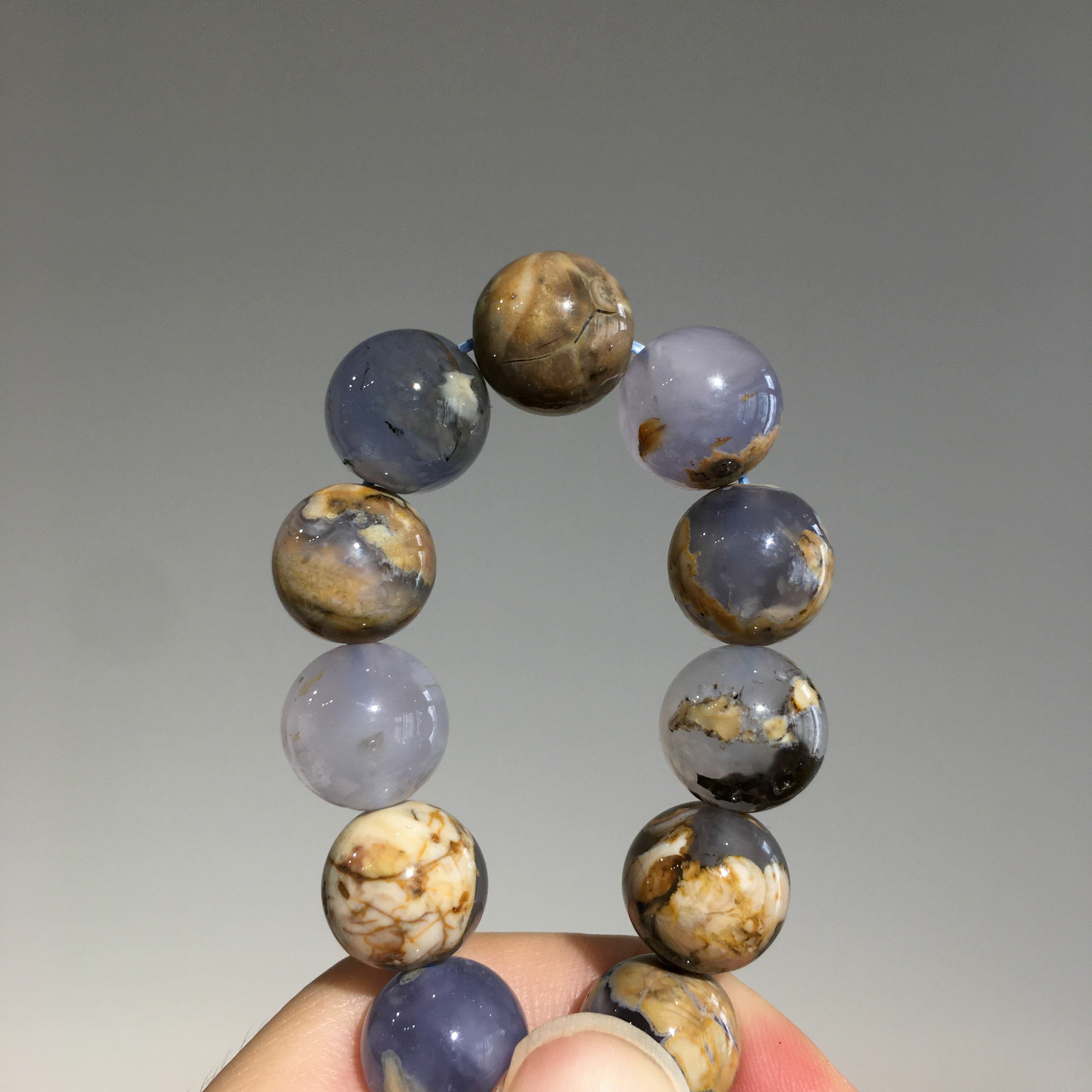 藍瑪瑙手串 77051 12mm