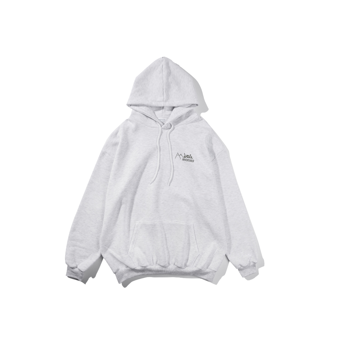 QIAO - 雲朵車車 手繪 內刷毛大學T