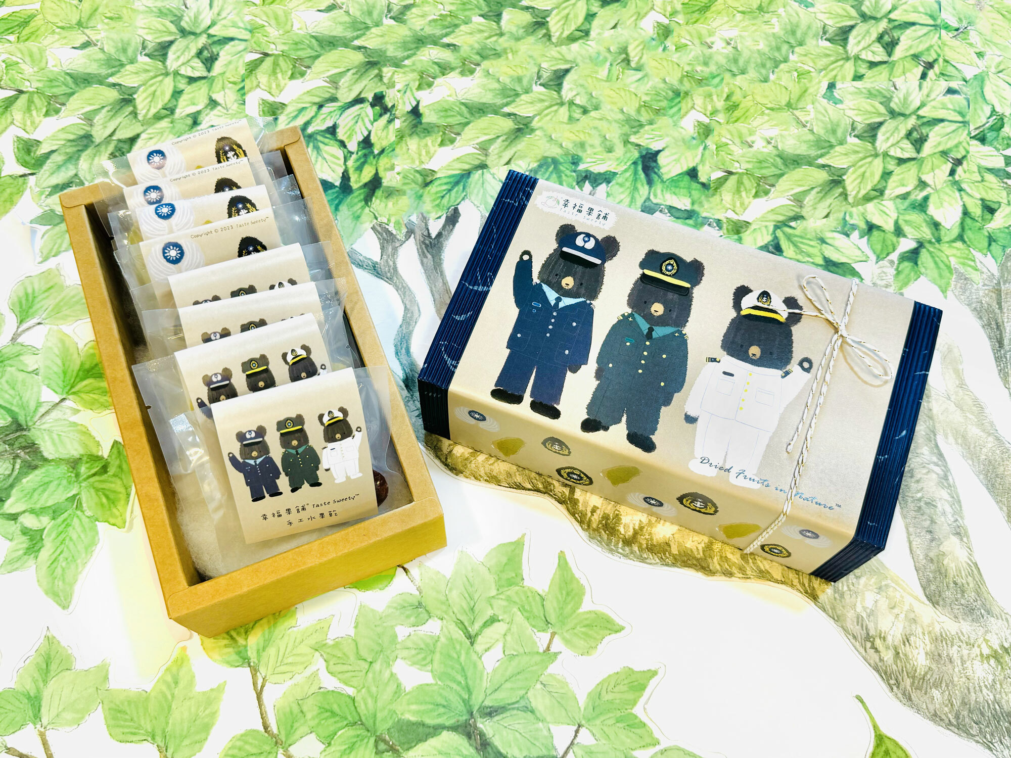 國軍熊水果乾小禮盒8入