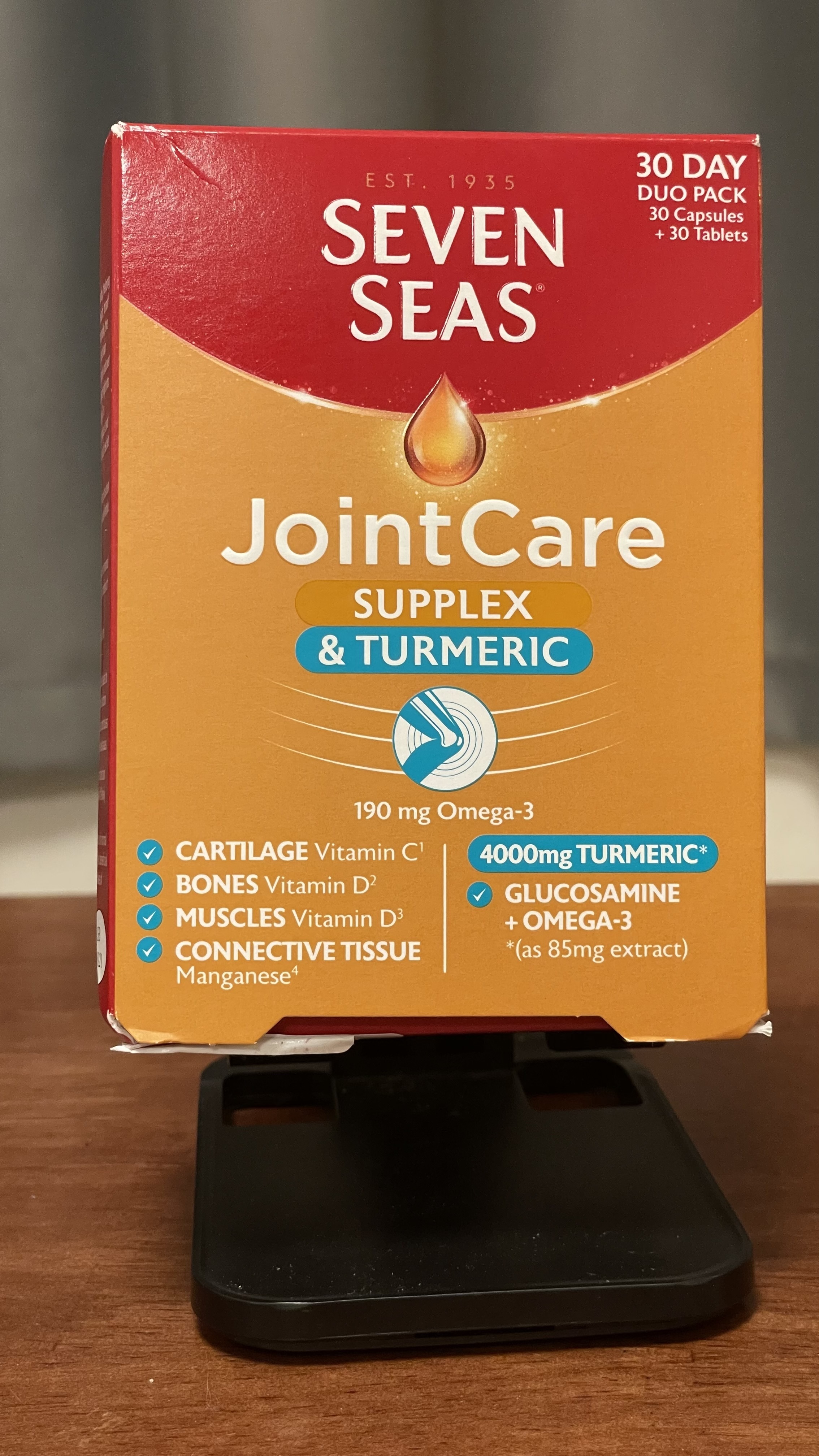 英國直送七海健絡 4in1Suplex and Tumeric葡萄糖胺Omega-3薑黃素補充品