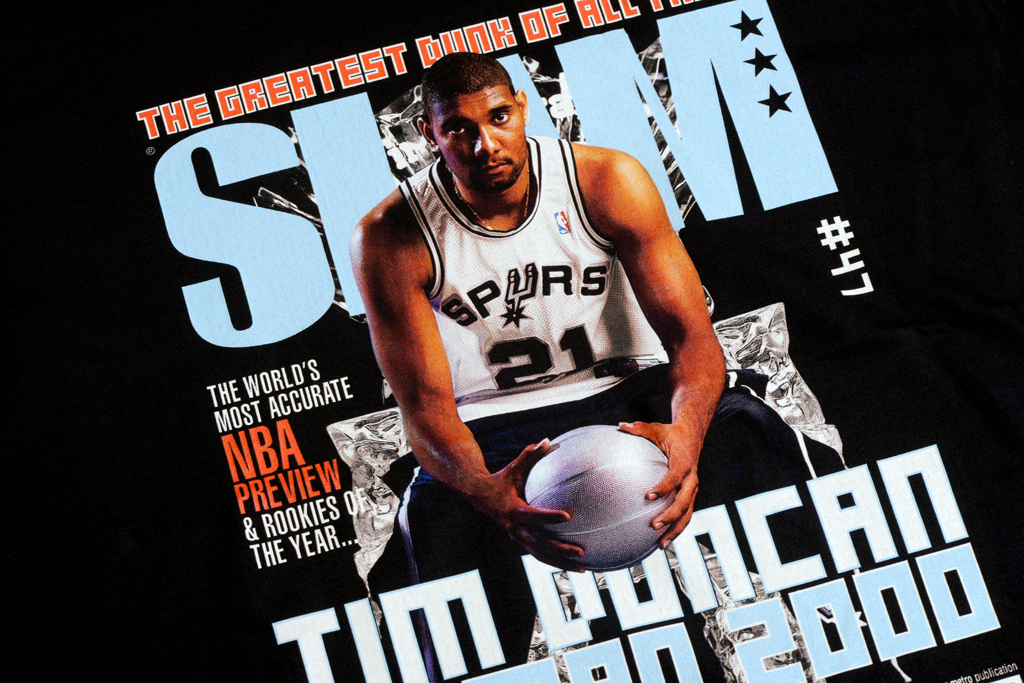 Mitchell & Ness 聖安東尼奧馬刺隊 Tim Duncan Slam 雜誌封面 T-Shirt