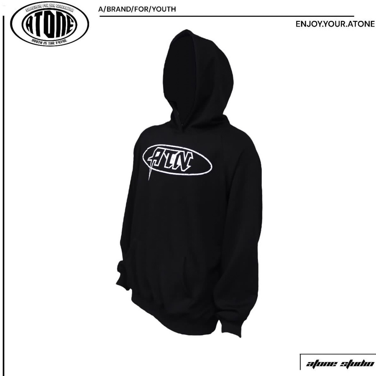 ATONE STUDIO (SALE) “發泡LOGO帽T