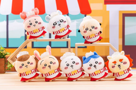 現貨-Chiikawa 吉伊卡哇 日本Cafe 餐廳限定吊飾公仔