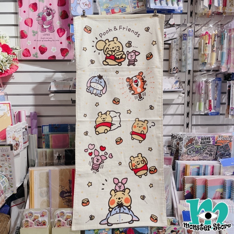 小熊維尼豬仔跳跳虎依唷毛巾/長面巾