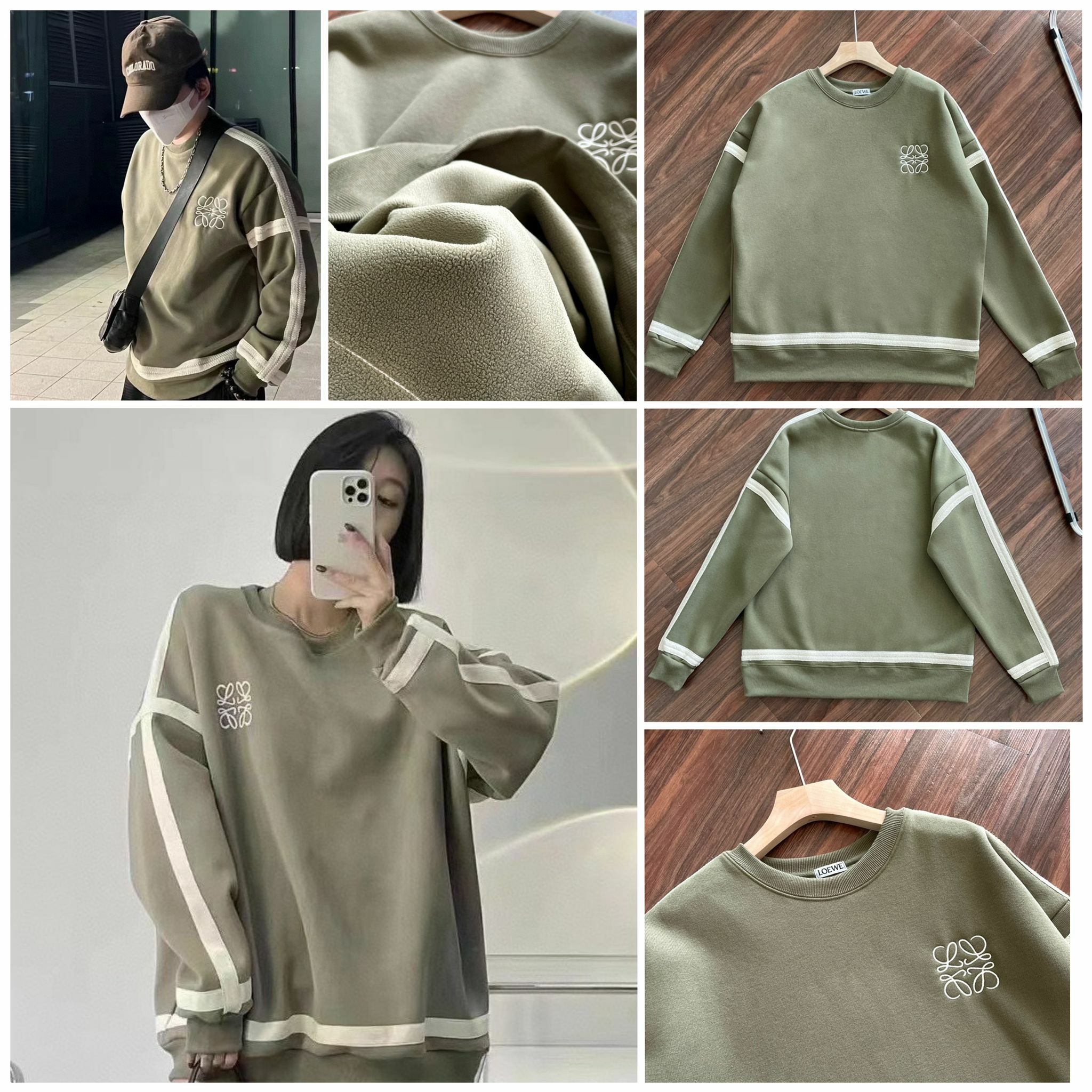 Loe*we加絨衛衣-2301124