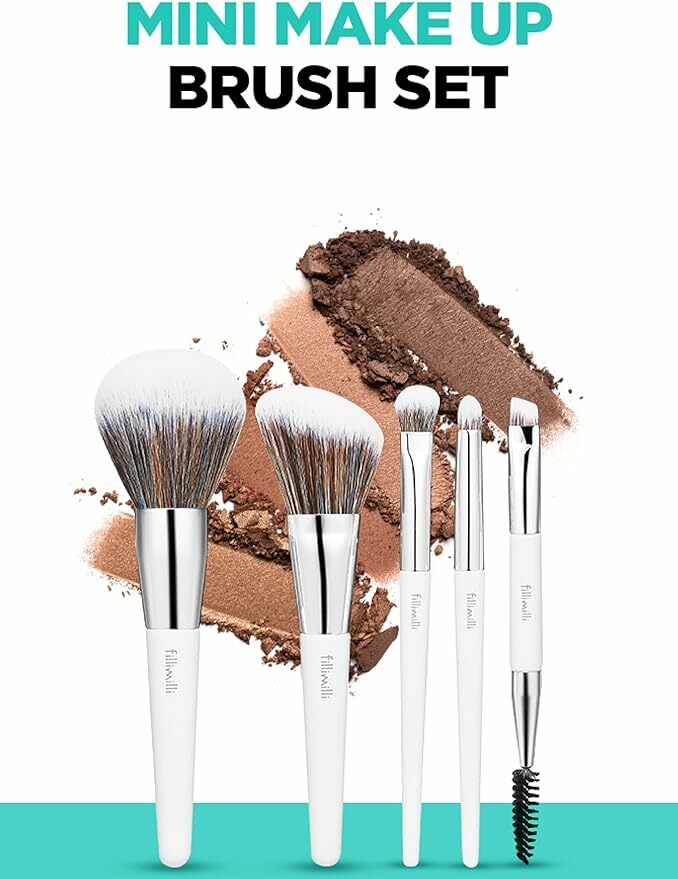 CM13 (Fillimilli Mini Makeup Brush Set 一套五支 全面用化妝掃)