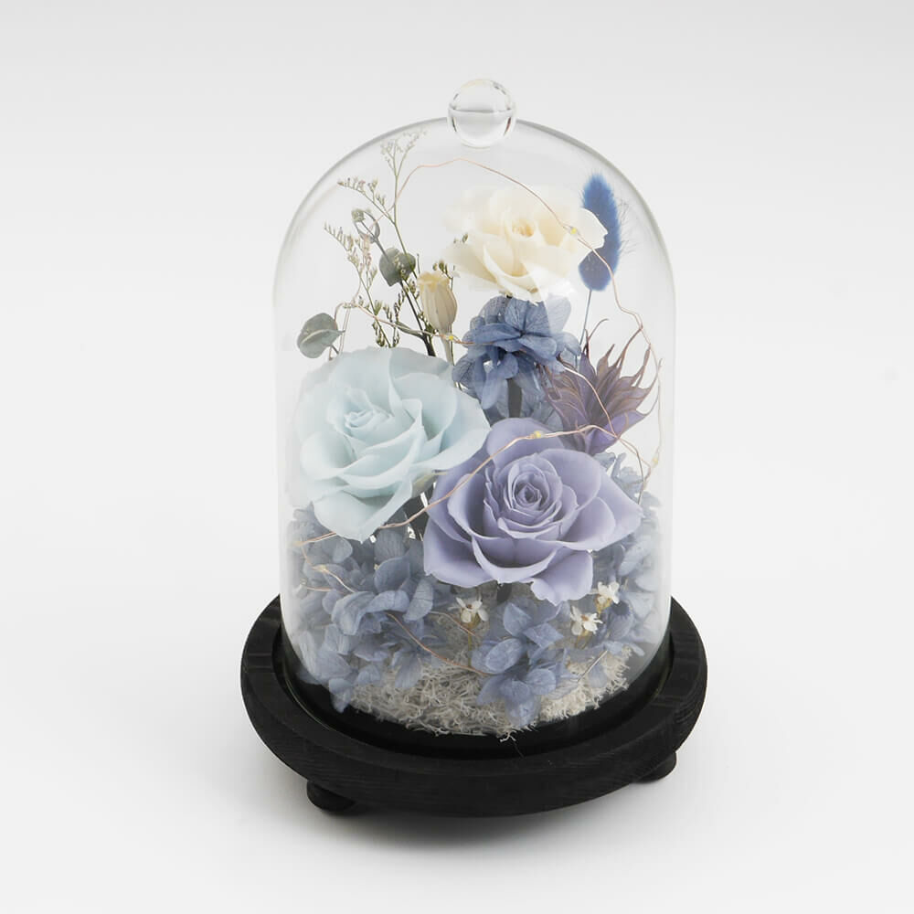 【星夢藍調】長型玻璃花盅-大