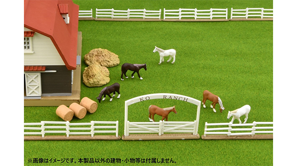 Tomytec 動物 108 N規 牧場馬.6入