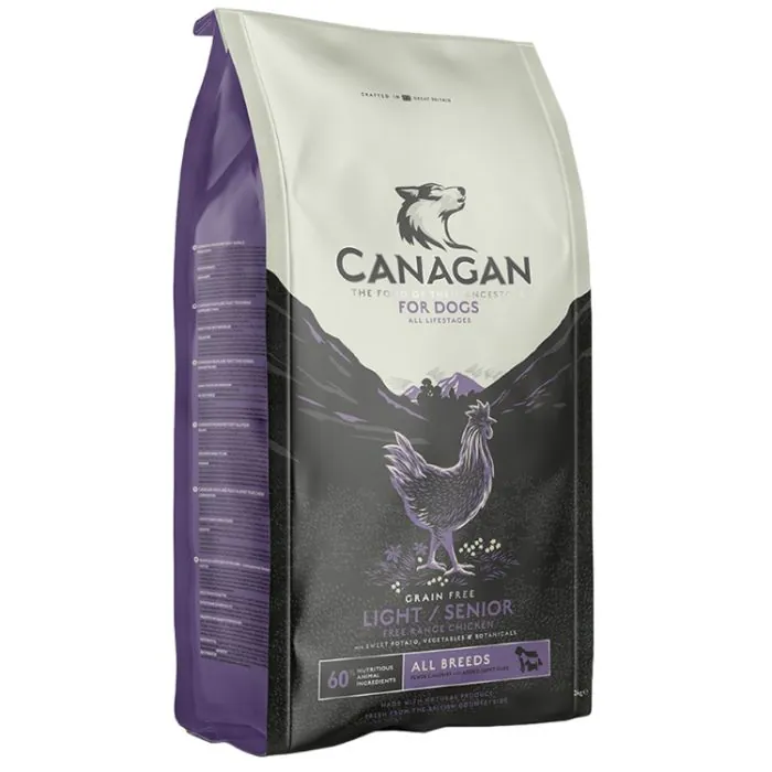 Canagan 無穀物走地雞老犬配方(減肥/老犬用)