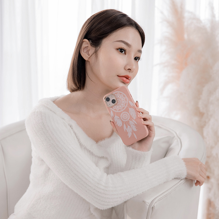 【特惠款】白色捕夢網 蜜荔殼 iPhone 13 Pro