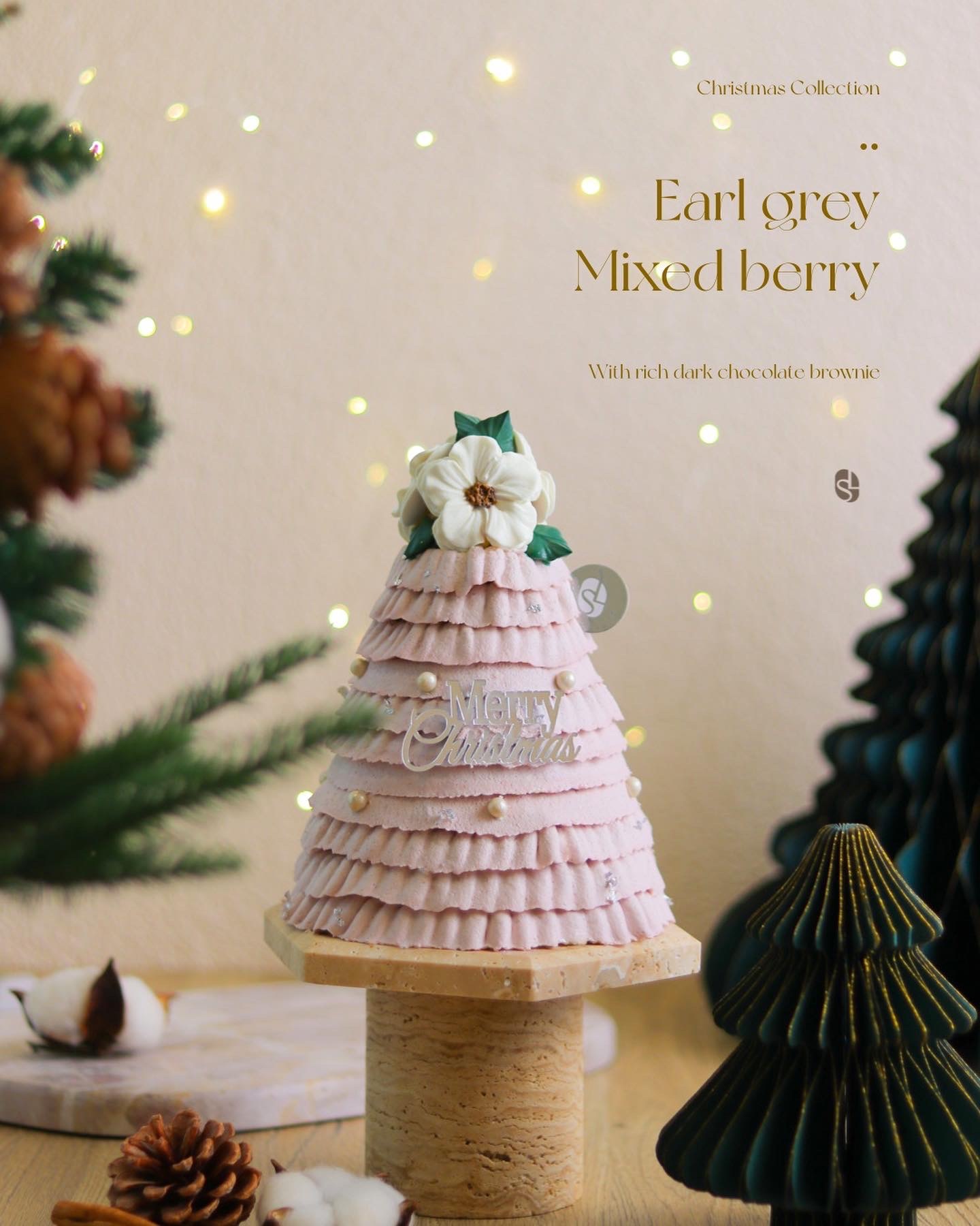 北海道伯爵莓果聖誕樹蛋糕