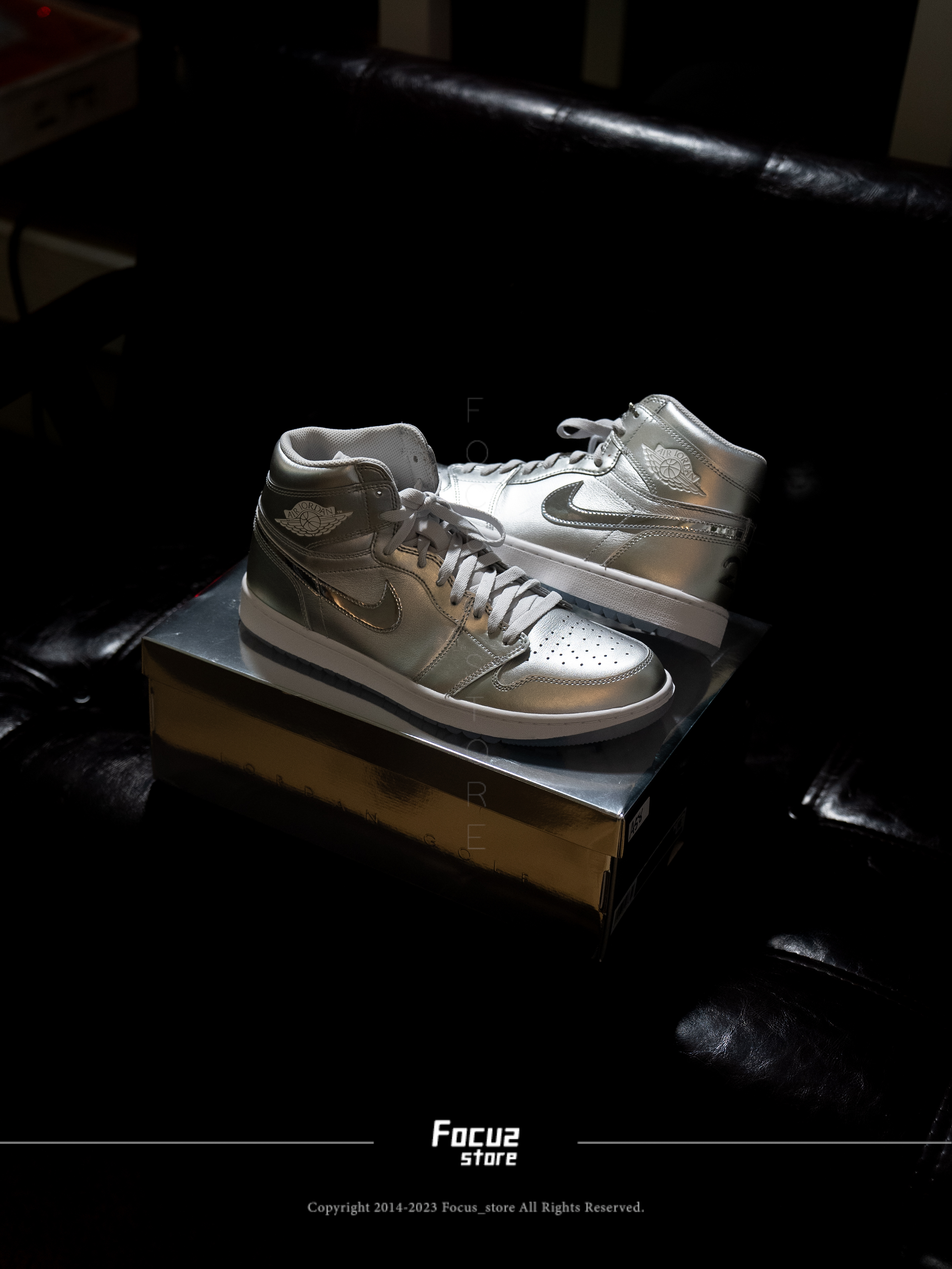 【Focus Store】現貨秒發 Nike Air Jordan 1 High Golf "Giving" 感恩節限定 液態銀 FD6815-001
