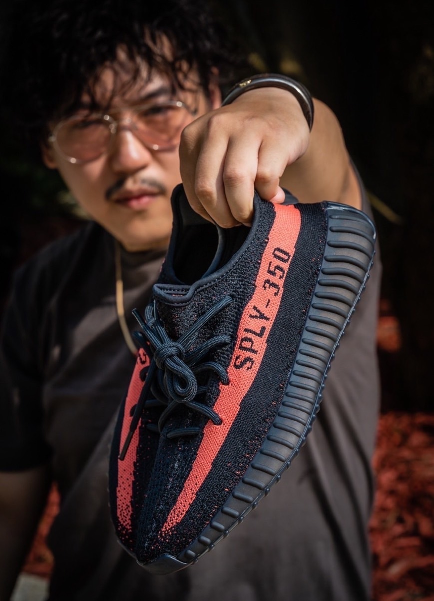 Adidas Yeezy Boost 350 V2 Core Black Red 黑 紅 BY9612