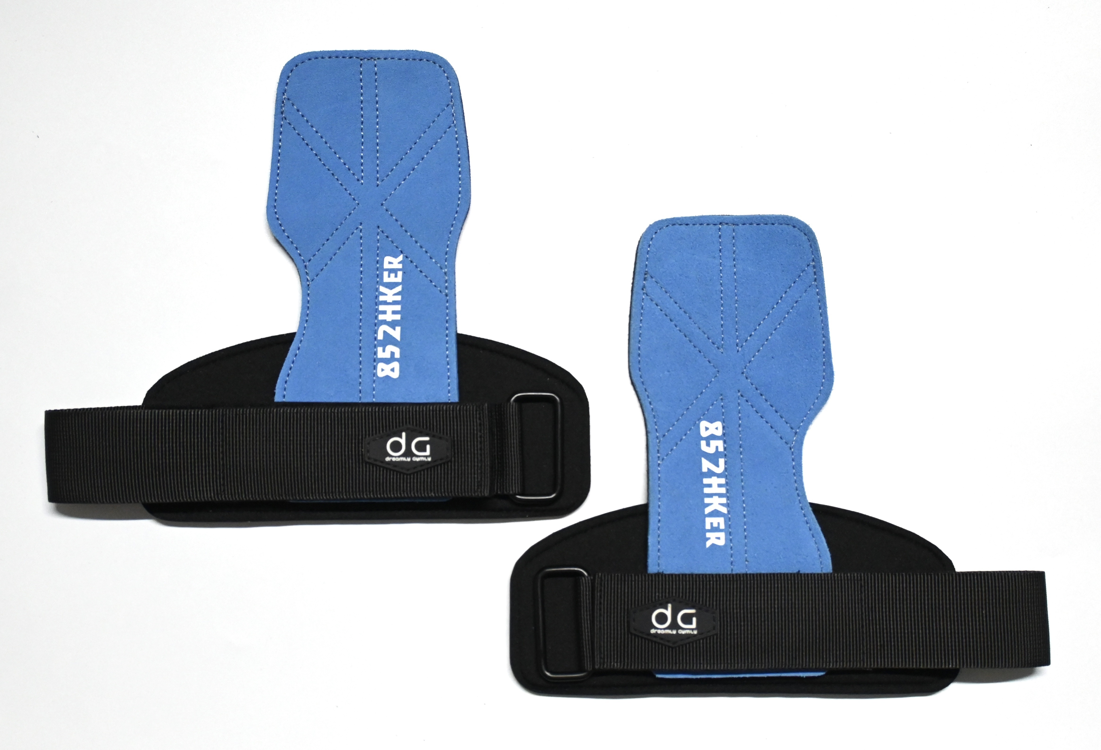 852HKer牛皮拉背帶 (藍色)