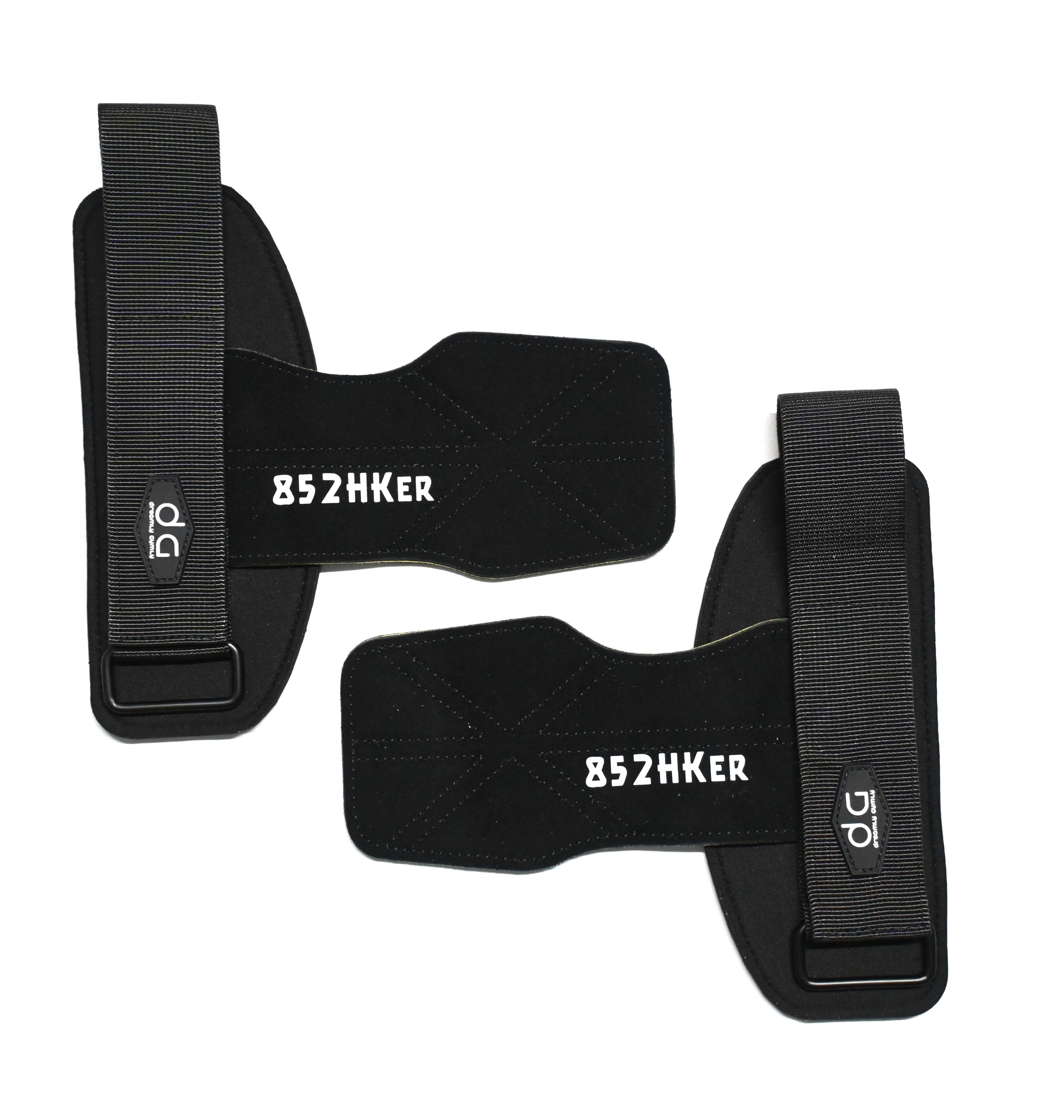 852HKer牛皮拉背帶 (黑色)