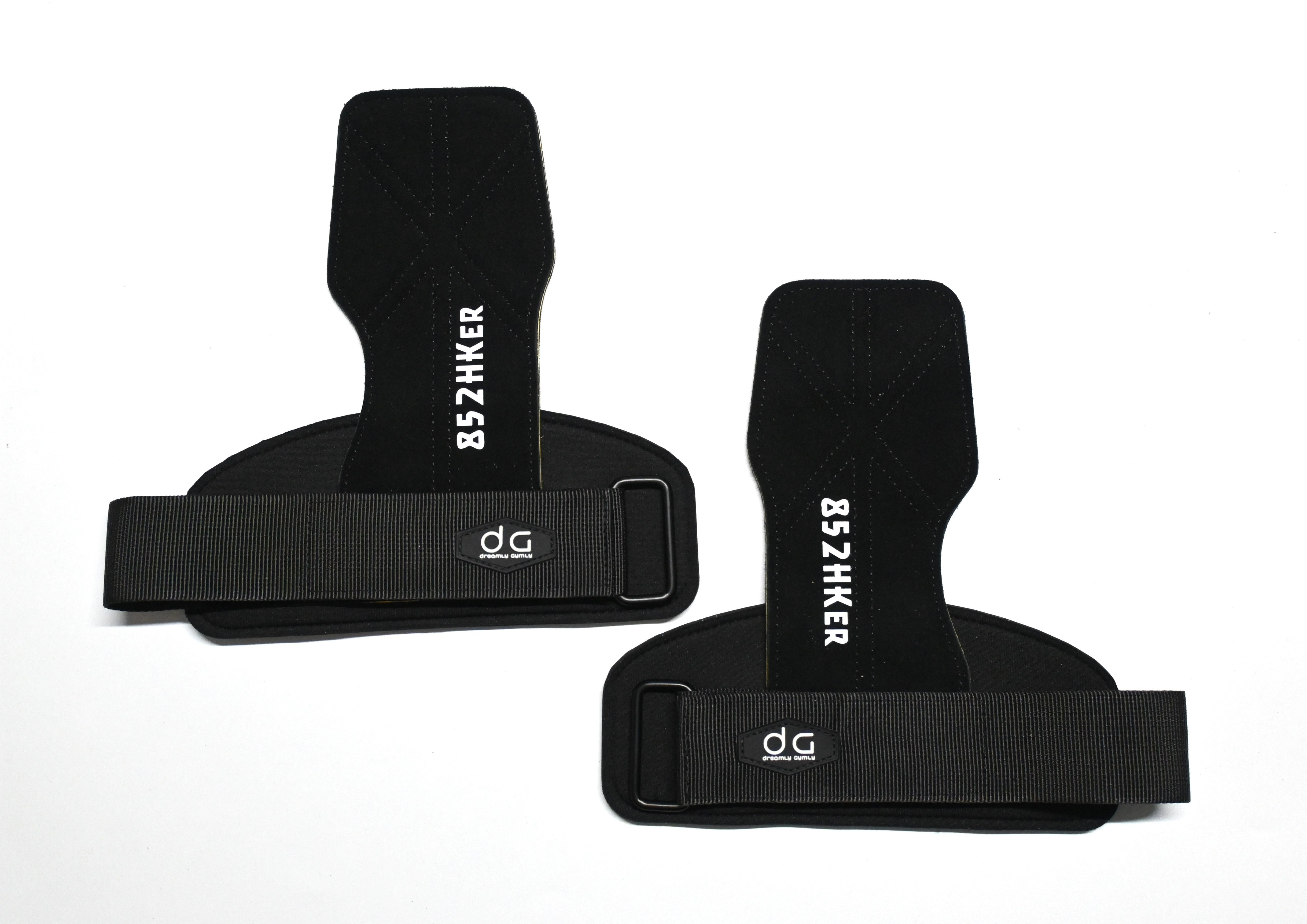 852HKer牛皮拉背帶 (黑色)