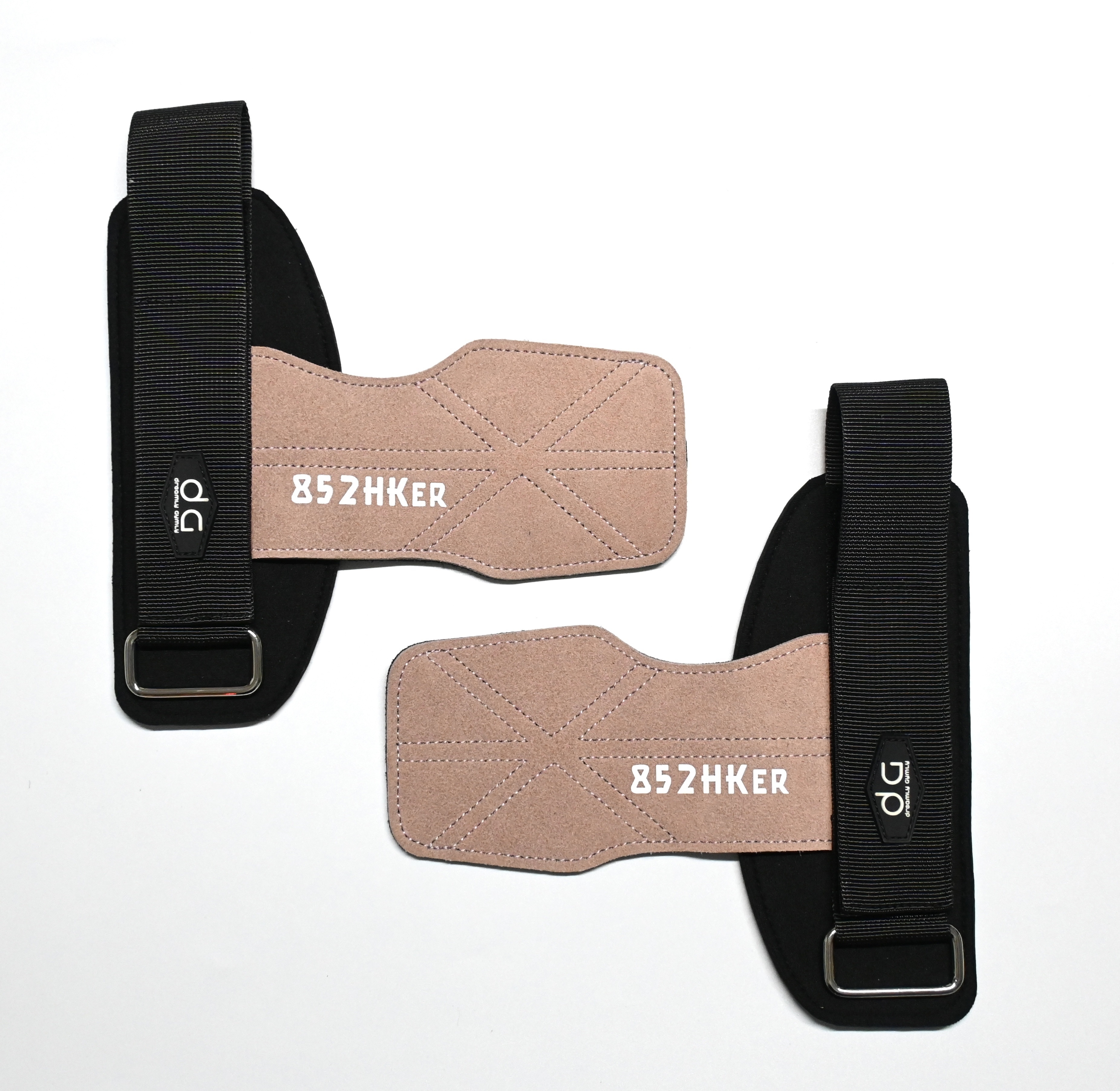 852HKer牛皮拉背帶 (粉紅色)