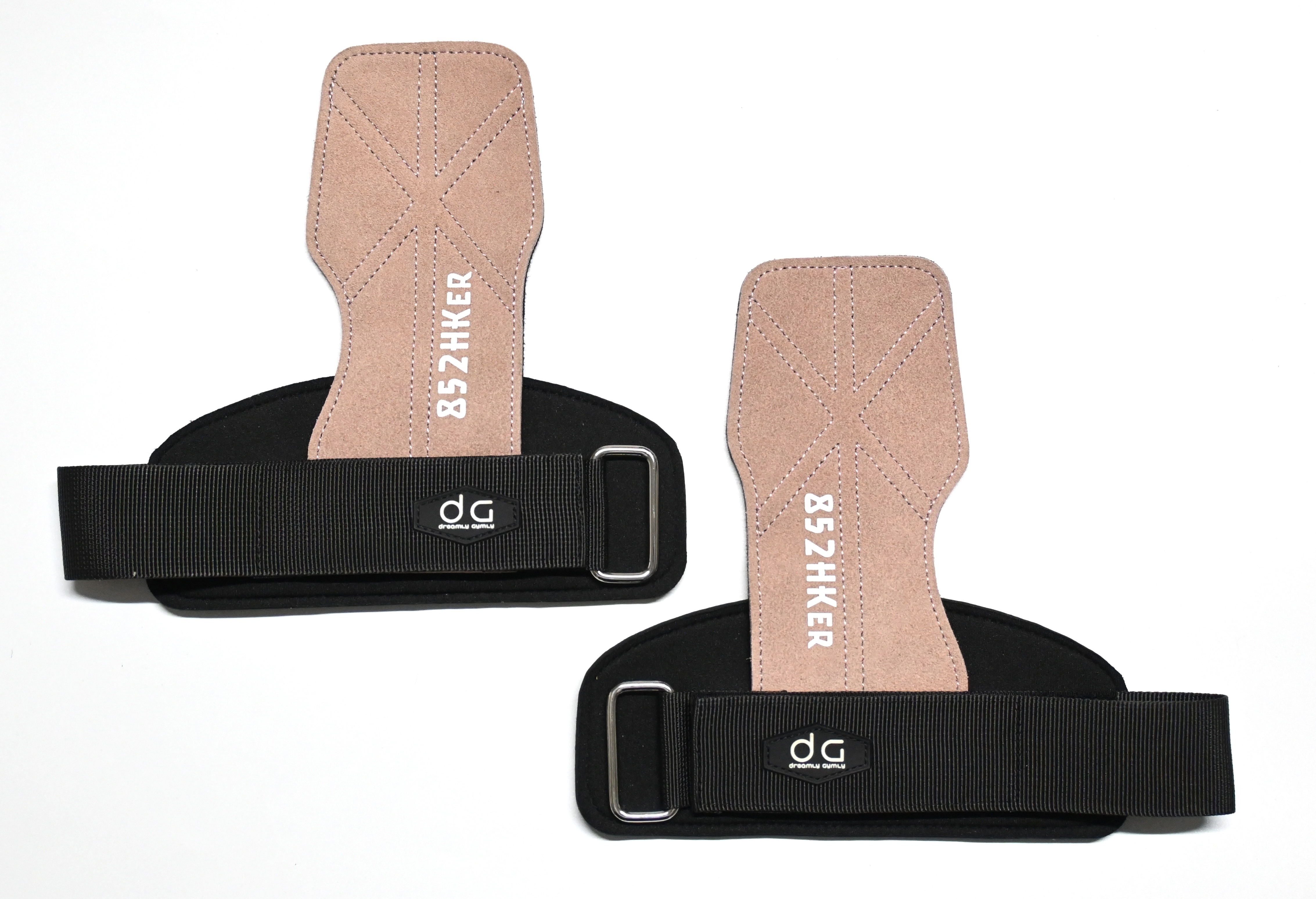 852HKer牛皮拉背帶 (粉紅色)