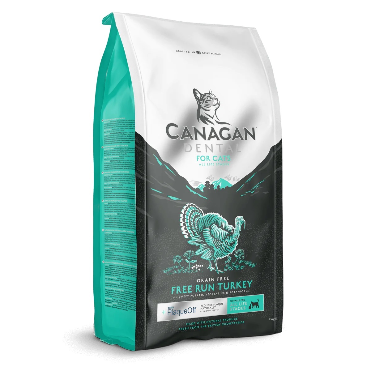Canagan 無穀物火雞健齒配方(全貓糧)